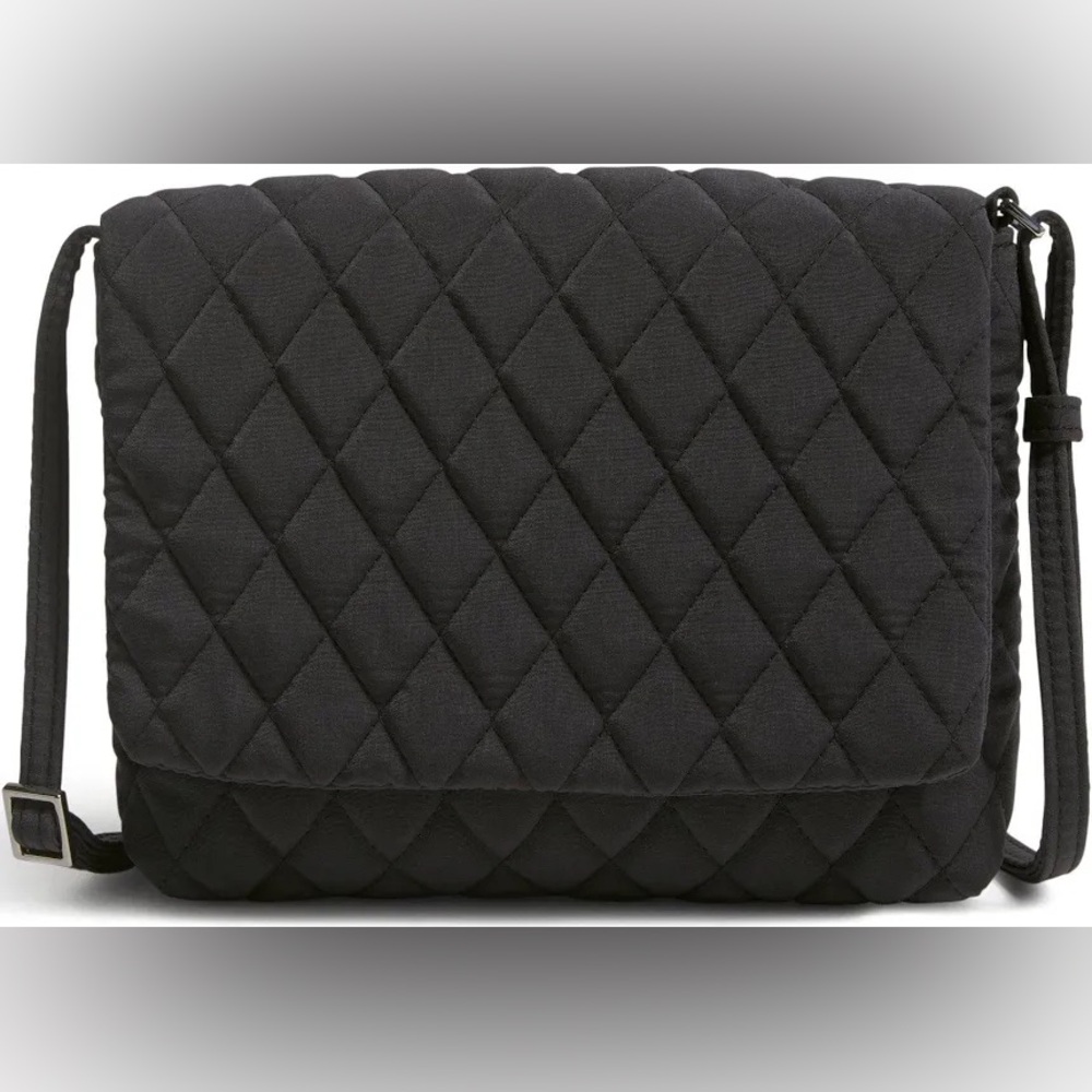 Vera Bradley small flap Hipster bag🖤 - Picture 3 of 8